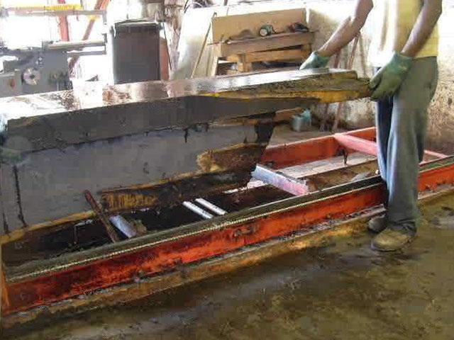 14. Removal of 80 KG slabs