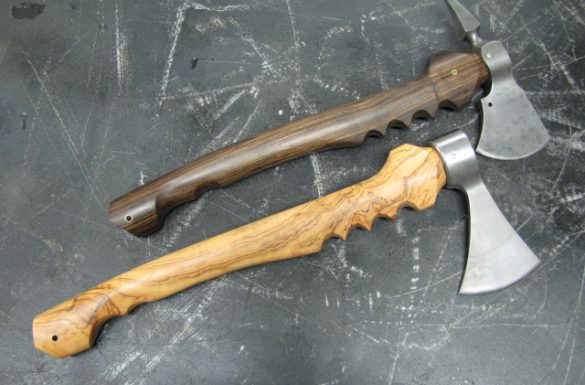 black chacate and wild olive axes