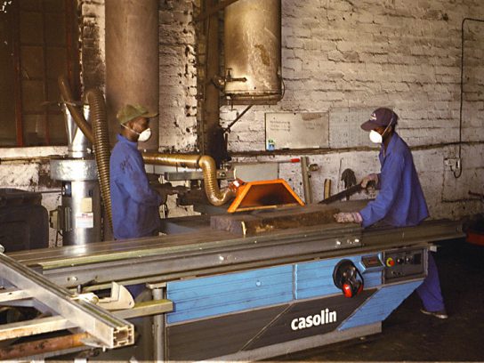 Ripping on panel saw