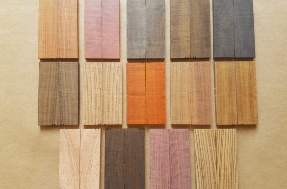 Knife Handle Scales - 14 hardwood species