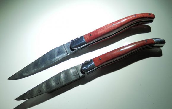 knife handle pink ivory