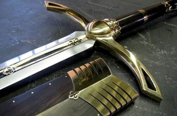 African Blackwood knife handle