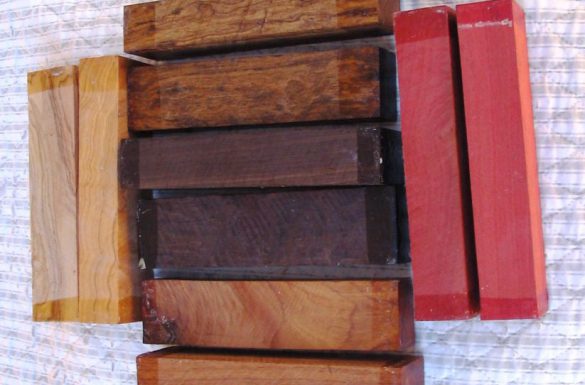 Knife handles- 2 x 5 species