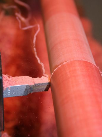 Pink ivory turns so nicely Pink ivory turns so nicely