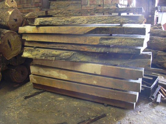 Slabs & logs of wild olive