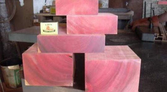 Turnery Pink Ivory bowl blanks Turnery Pink Ivory bowl blanks
