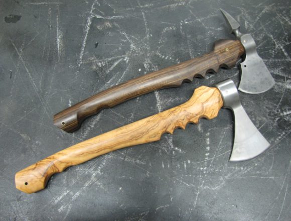 Wild Olive an Black chacate Axes Wild Olive an Black chacate Axes