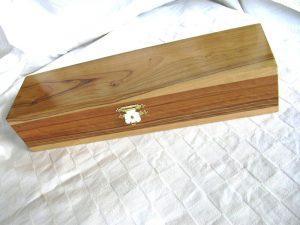 African olive wood jewellery box