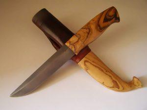 African olive wood knives