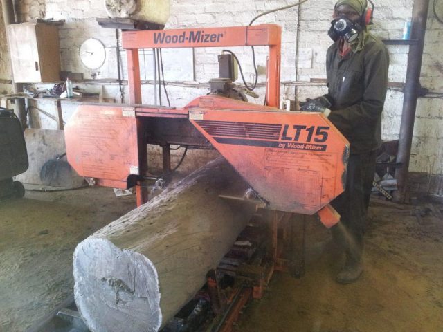 Chacate log on woodmizer